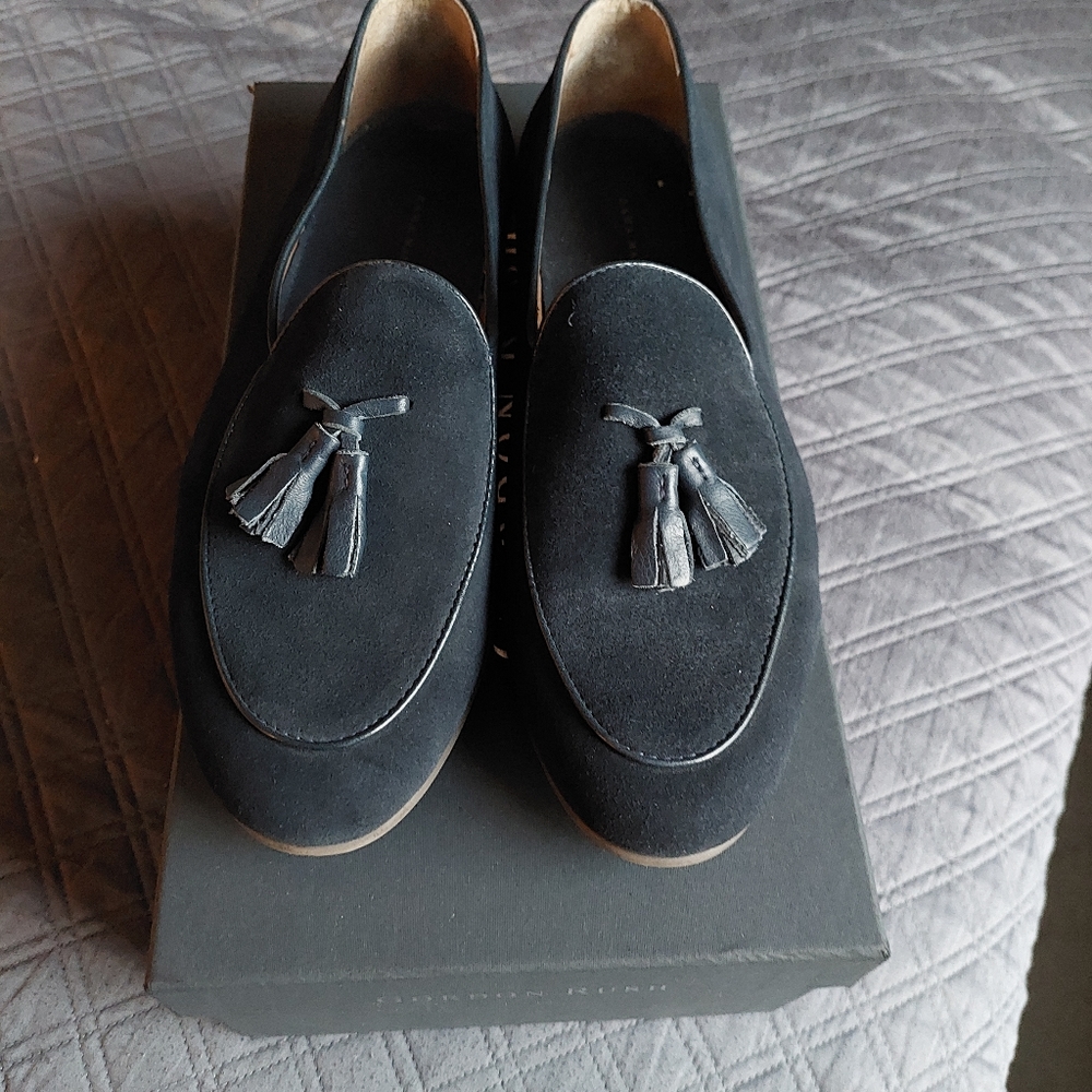 Aldo Blue Suede Loafer New Never Worn Size 9.